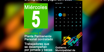 Pago de haberes, abril 2023 Ramos Mexía