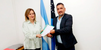 Convenio Nodo Universitario UNco Nelson Quinteros y Adriana Goicochea