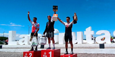 Daniel Martínez en podio Desafío RN 23