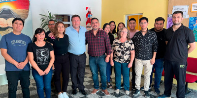 Visita del Gobernador Weretilneck a Ramos Mexía