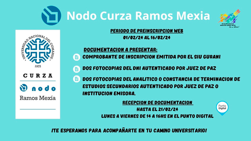 Inscripción nodo Curza